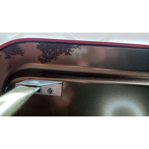 2 Vintage Coke 1987 Coca Cola Touring Car Advertising Lithograph TV Tray w Legs - Picture 8 of 12